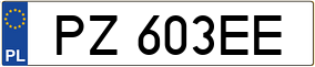 Truck License Plate